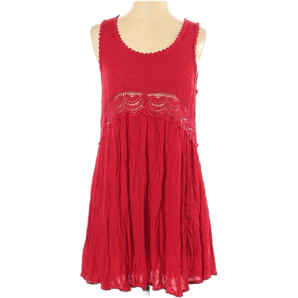 UMGEE Red dot mini dress